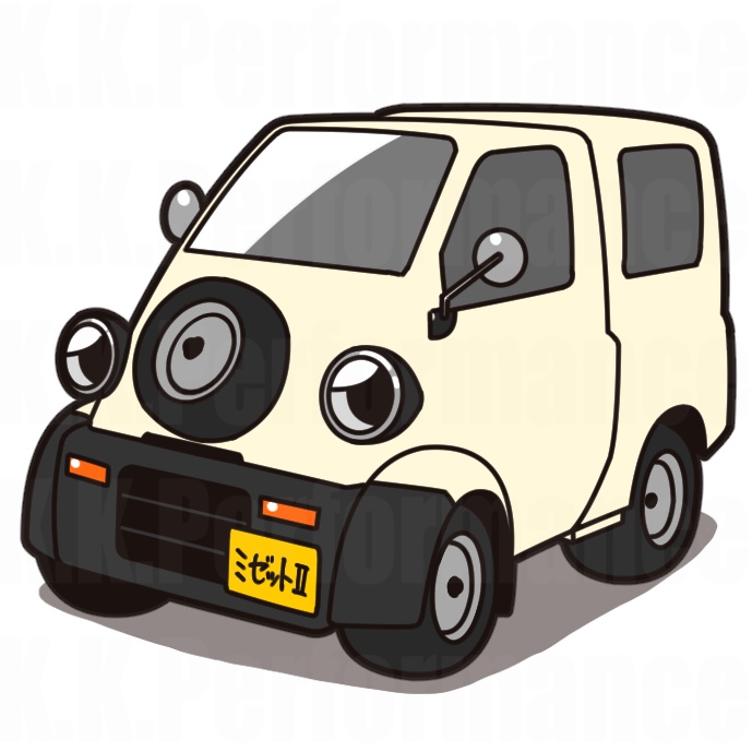 ミゼットⅡ　オリジナルステッカー　ver.3