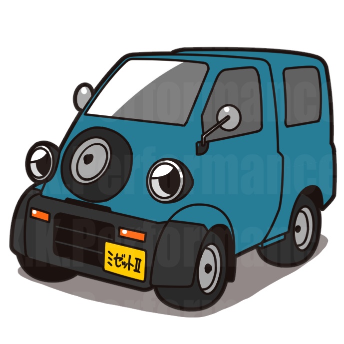 ミゼットⅡ オリジナルステッカー ver.3