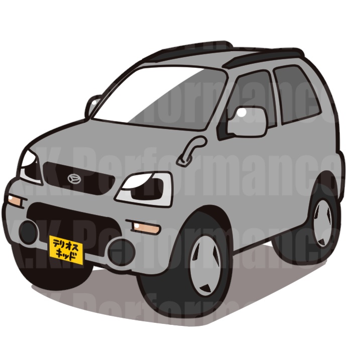 テリオスキッド　オリジナルステッカー　ver.1