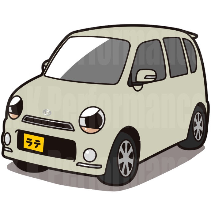 ムーヴラテ オリジナルステッカー ver.2