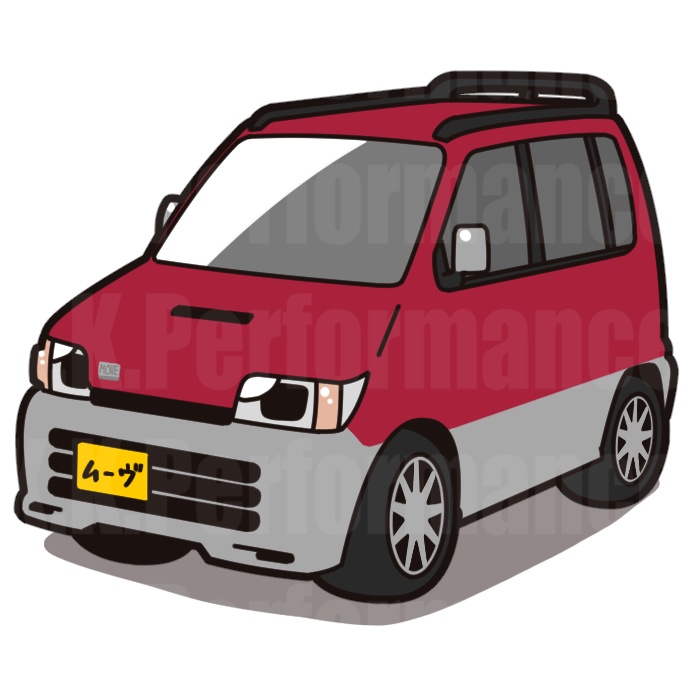 L600系 ムーヴ オリジナルステッカー ver.1