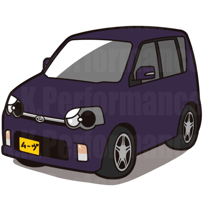 L150系 ムーヴ オリジナルステッカー ver.2