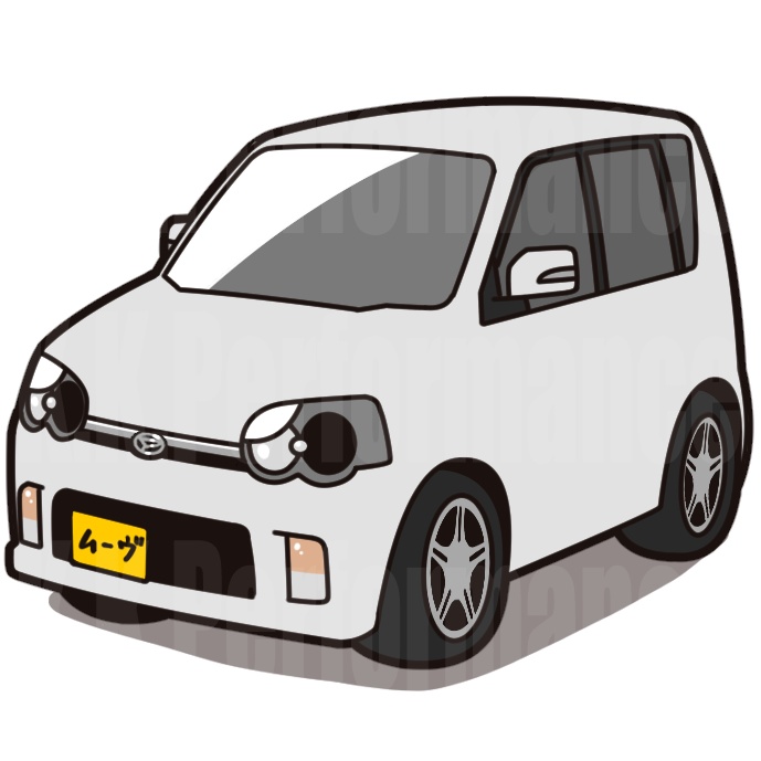 L150系 ムーヴ オリジナルステッカー ver.2