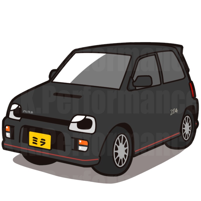 L200系 ミラ オリジナルステッカー ver.4