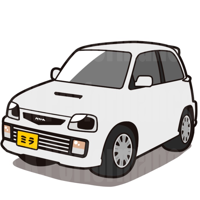 L500系 ミラ オリジナルステッカー ver.2