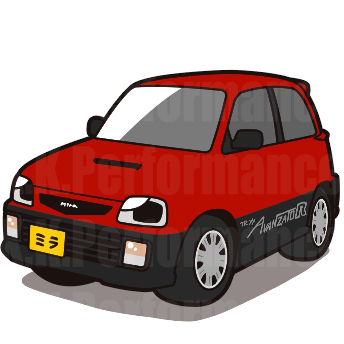 L500系　ミラ　オリジナルステッカー　ver.2