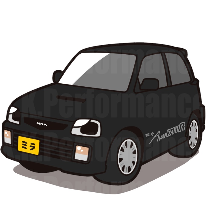 L500系 ミラ オリジナルステッカー ver.2