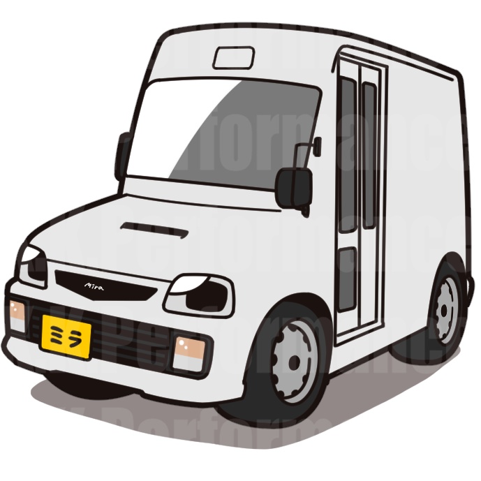 L500系　ミラ　オリジナルステッカー　ver.3