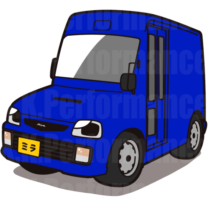 L500系 ミラ オリジナルステッカー ver.4