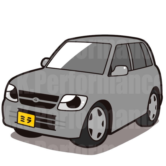 L700系 ミラ オリジナルステッカー ver.1