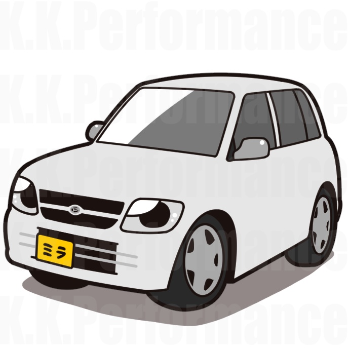L700系　ミラ　オリジナルステッカー　ver.1