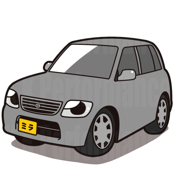 L700系 ミラ オリジナルステッカー ver.2