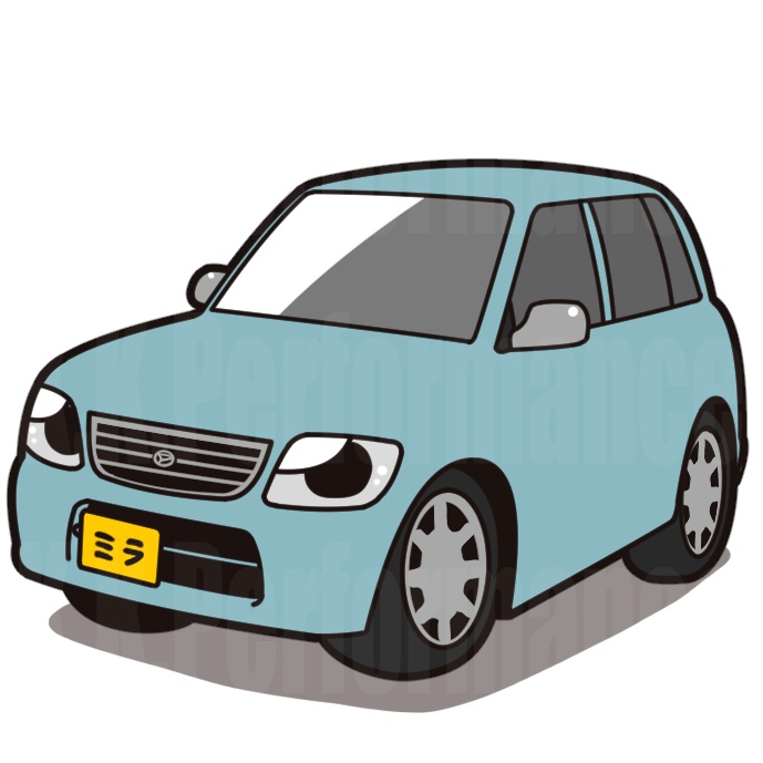 L700系 ミラ オリジナルステッカー ver.2