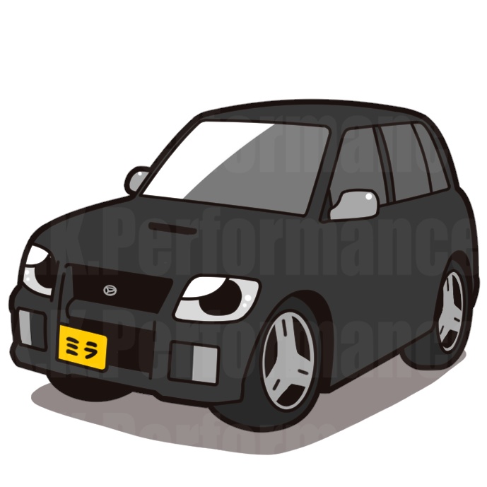 L700系 ミラ オリジナルステッカー ver.3