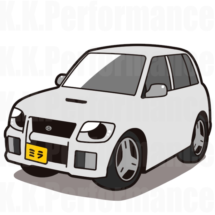 L700系　ミラ　オリジナルステッカー　ver.3