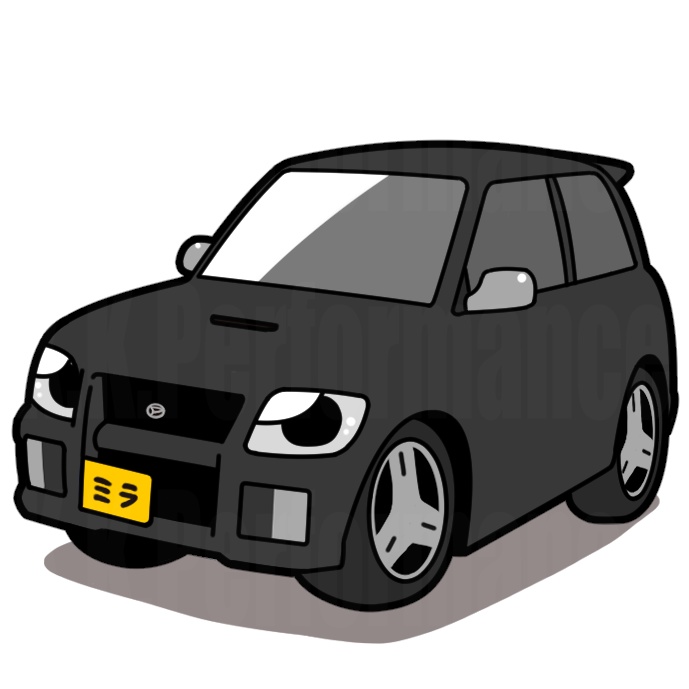 L700系 ミラ オリジナルステッカー ver.3