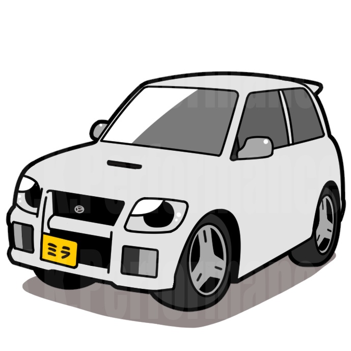 L700系 ミラ オリジナルステッカー ver.3