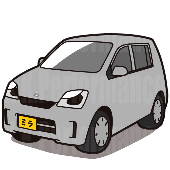 L250系 ミラ オリジナルステッカー ver.1