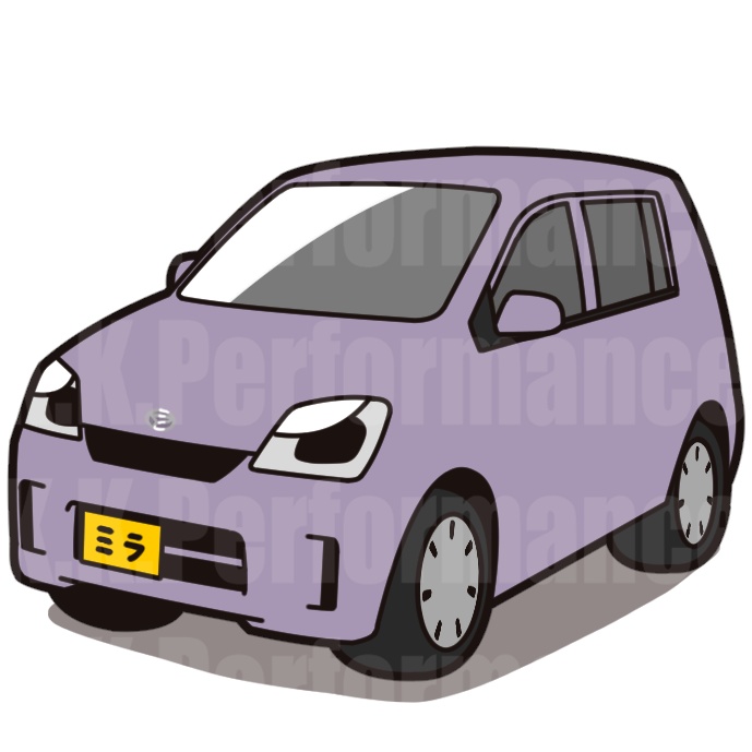 L250系 ミラ オリジナルステッカー ver.1