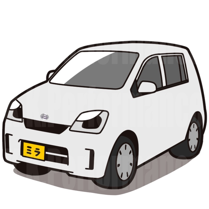 L250系 ミラ オリジナルステッカー ver.1