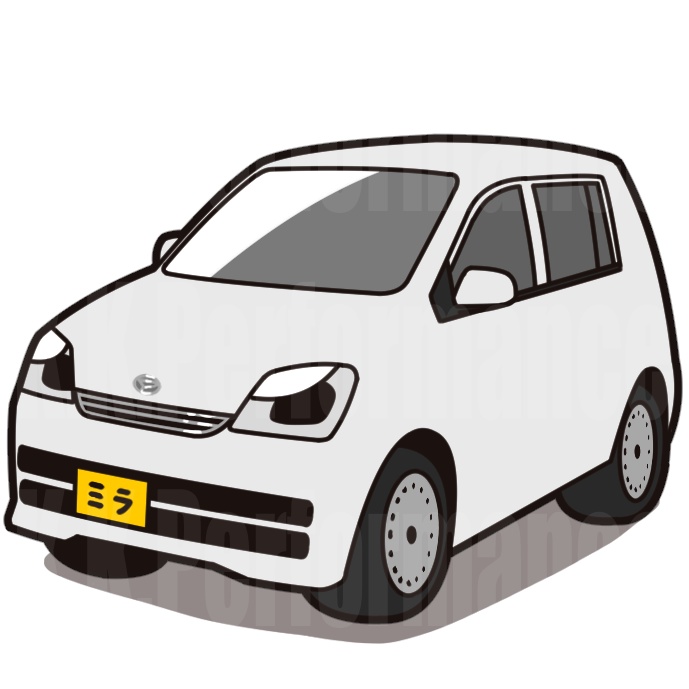 L250系 ミラ オリジナルステッカー ver.2