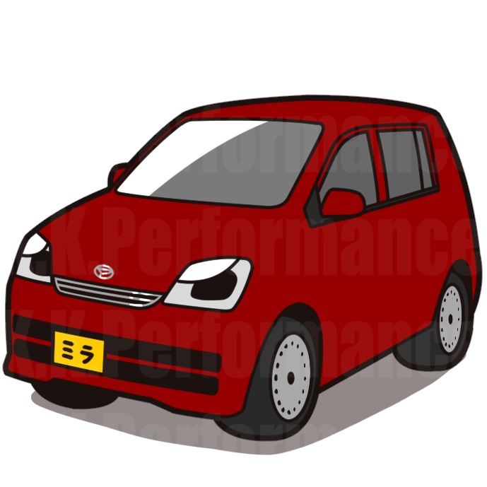 L250系 ミラ オリジナルステッカー ver.2