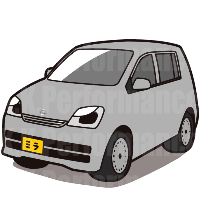 L250系　ミラ　オリジナルステッカー　ver.2