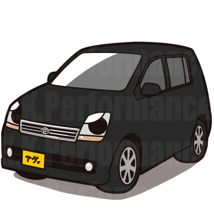 L250系 ミラアヴィ オリジナルステッカー ver.1