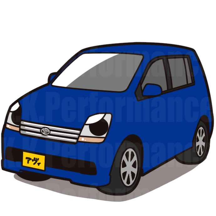 L250系 ミラアヴィ オリジナルステッカー ver.2