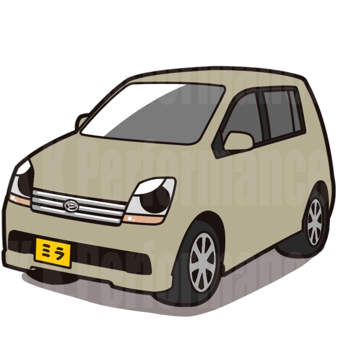 L250系 ミラアヴィ オリジナルステッカー ver.2