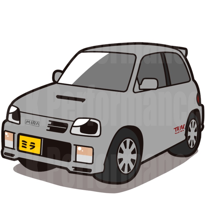 L500系 ミラ オリジナルステッカー ver.3