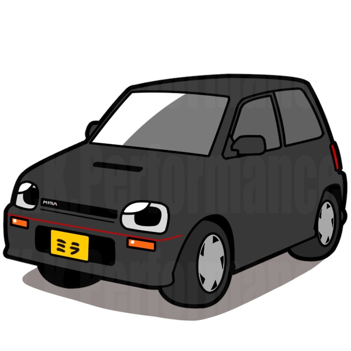 L200系 ミラ オリジナルステッカー ver.3