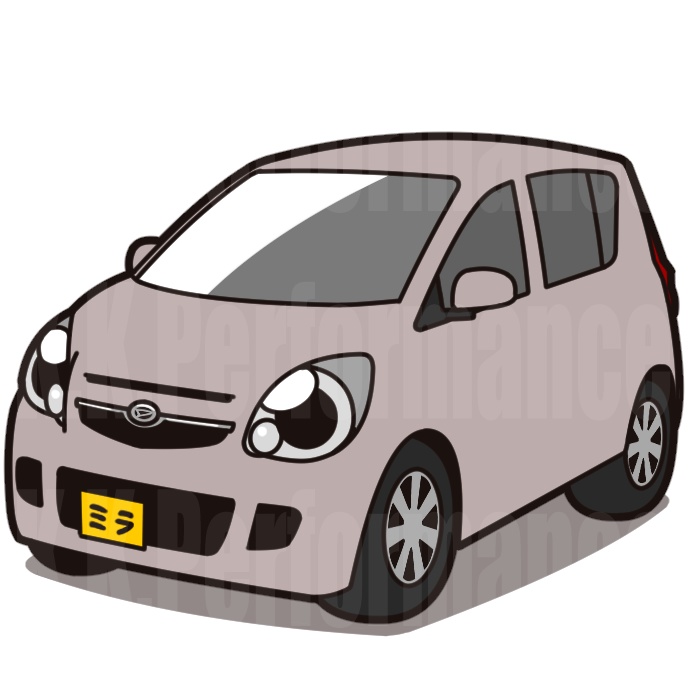 L275系 ミラ オリジナルステッカー ver.1