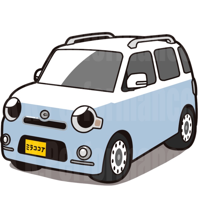 ミラココア オリジナルステッカー ver.1