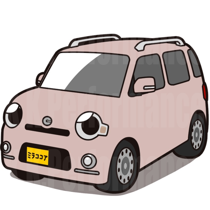 ミラココア　オリジナルステッカー　ver.1
