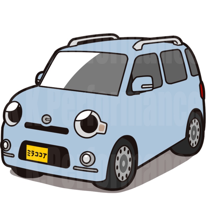 ミラココア オリジナルステッカー ver.1