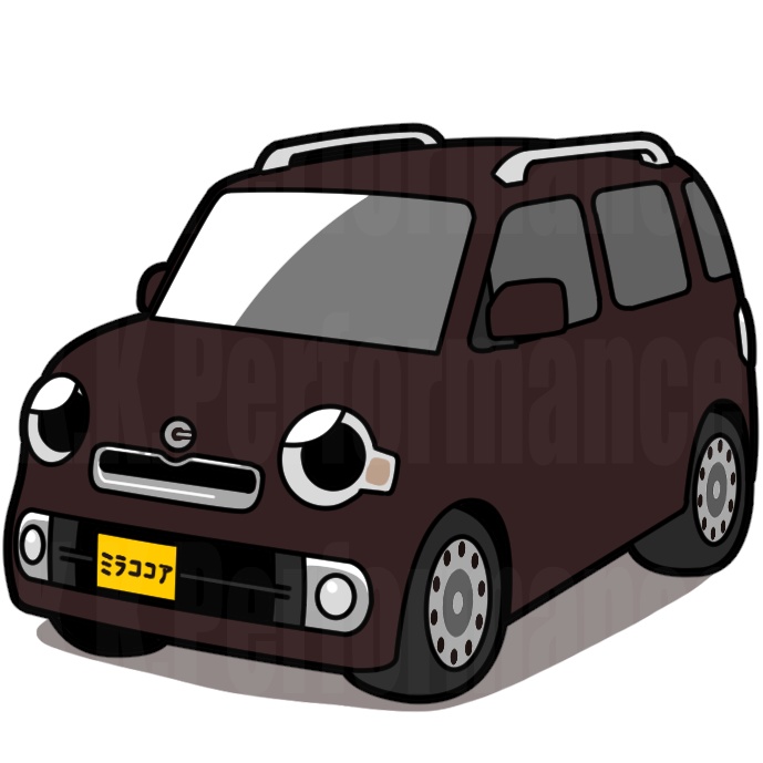 ミラココア　オリジナルステッカー　ver.2
