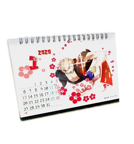 星影高校同人部:オリジナル卓上カレンダー