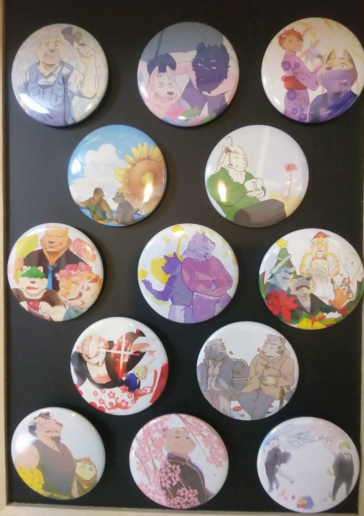 星影高校同人部:オリジナル缶バッチ