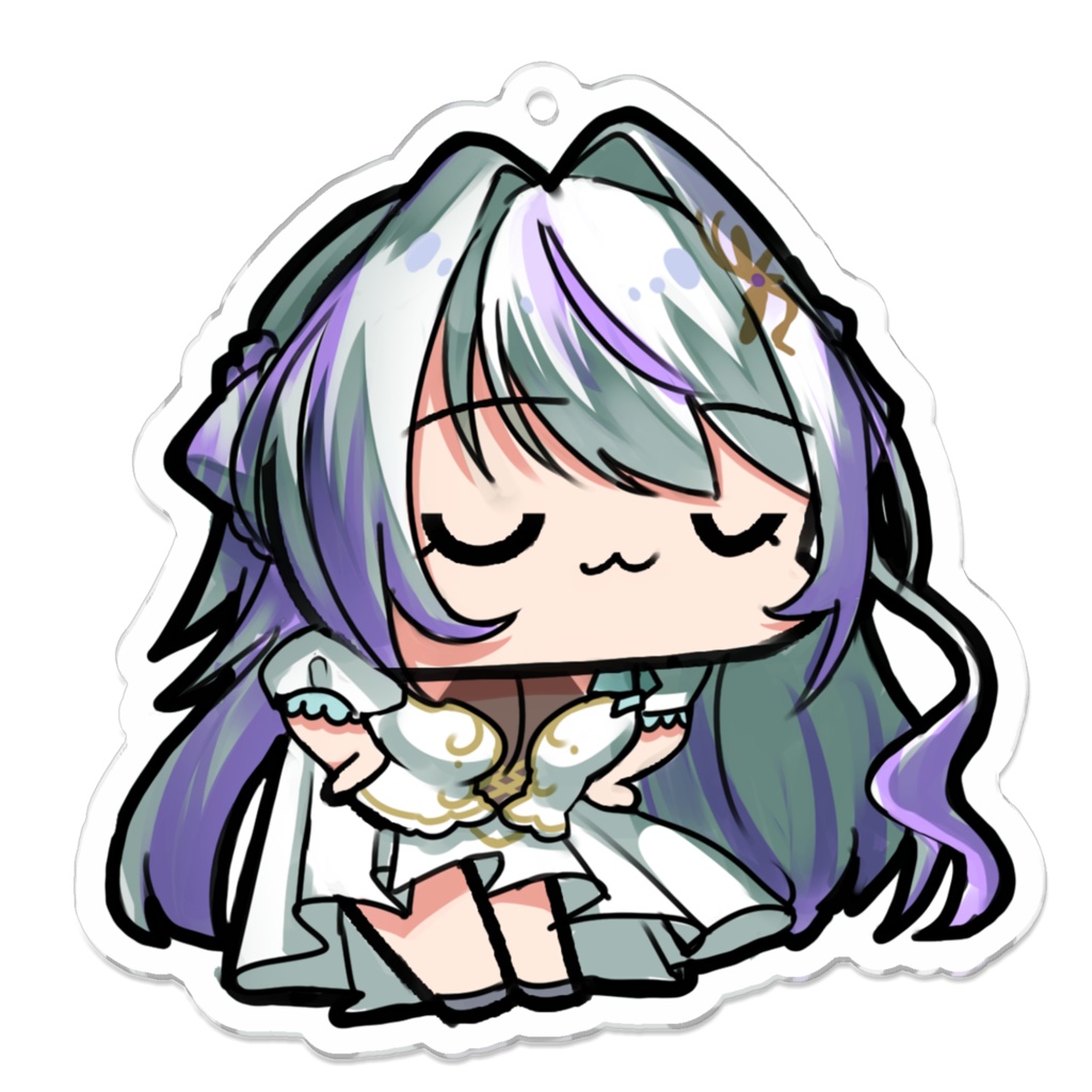 【非公式】瑚白ユリ(˘ω˘)アクリルキーホルダー