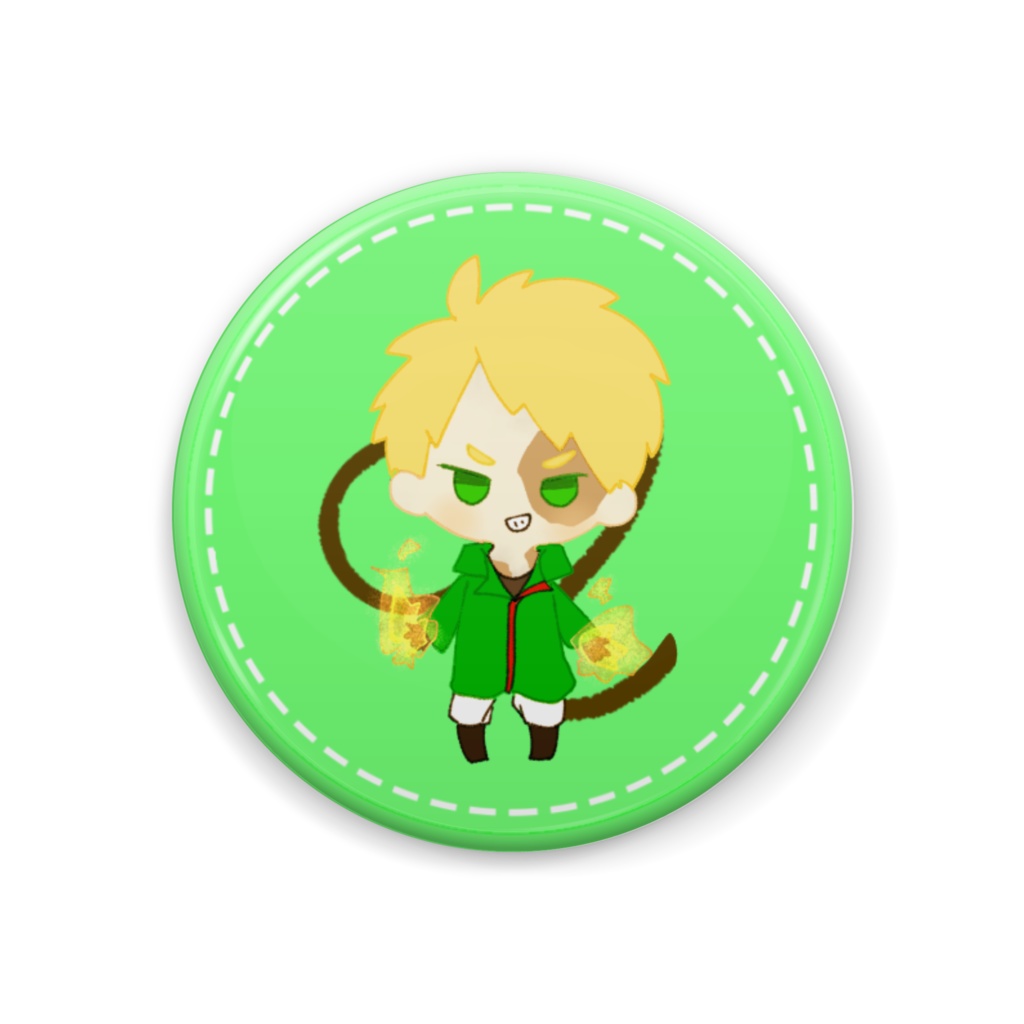 ちんまいドレ缶バッジ (フーゴ)