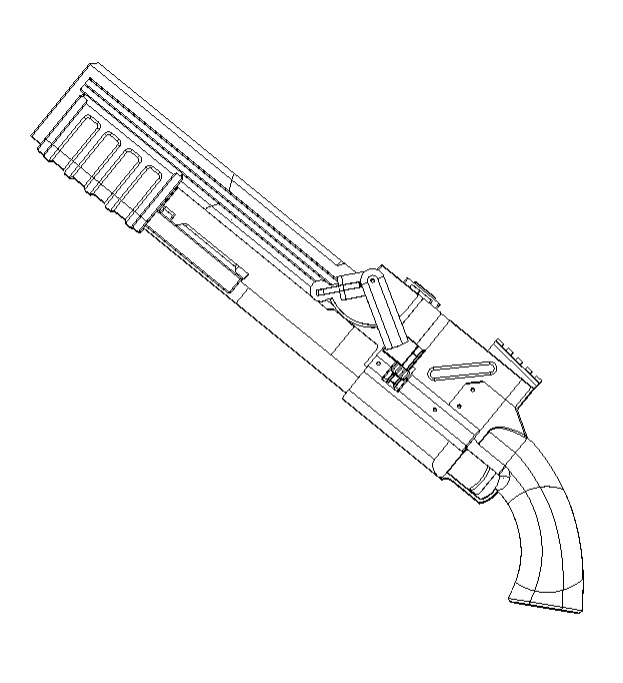 改良型ポンプアクションカードガン