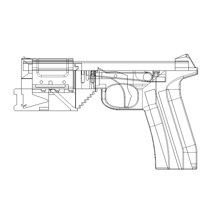 マガジン式ゴム銃：STRICTUS Ⅲ