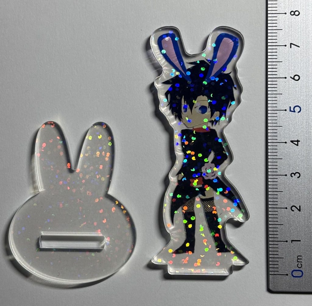 バニー姿のS旬（水篠旬）  ホログラム仕様　ミニアクリルスタンド