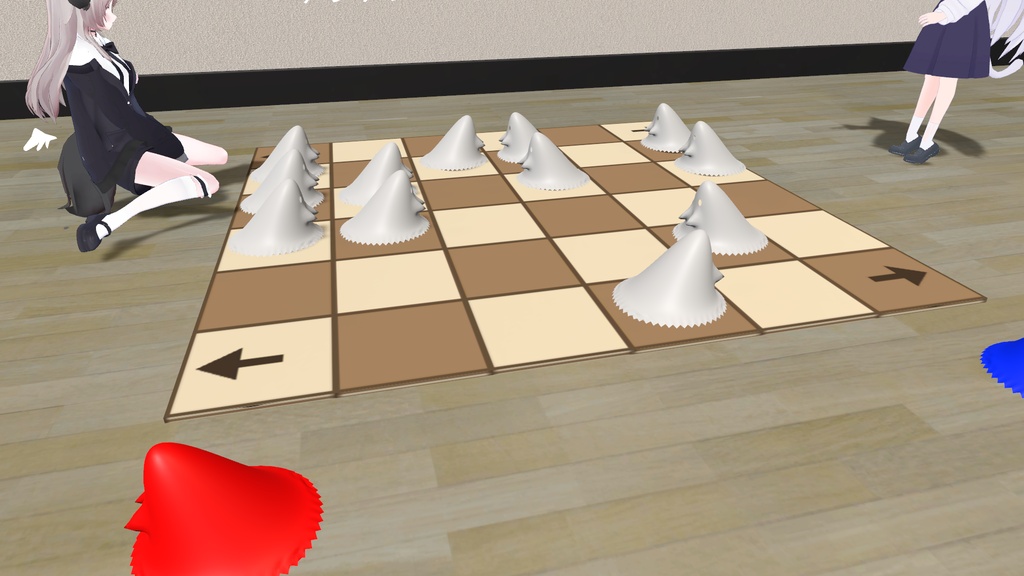 【無料/VRChat想定】ゴーストチェス(ガイスター)ワールドギミック