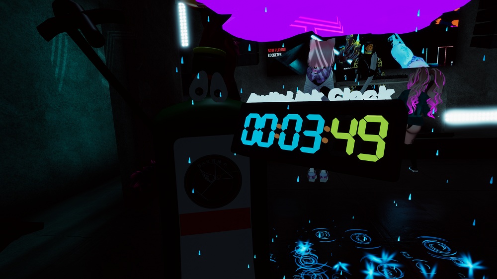 AudioLink Clock (with custom text!)