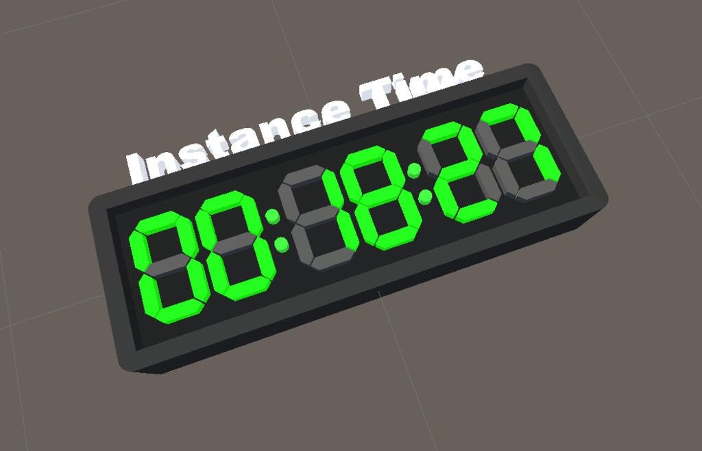 AudioLink Clock (with custom text!)