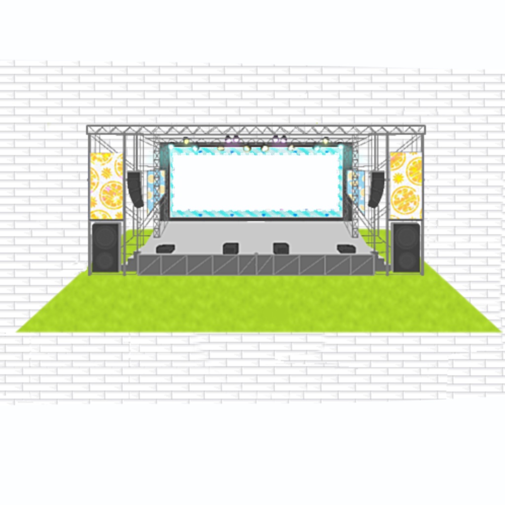 ピクスク会場用の素材