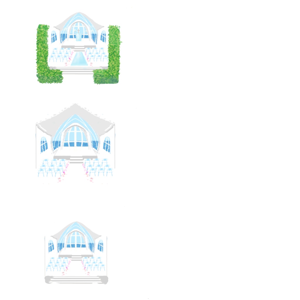 ピクスク会場用の素材