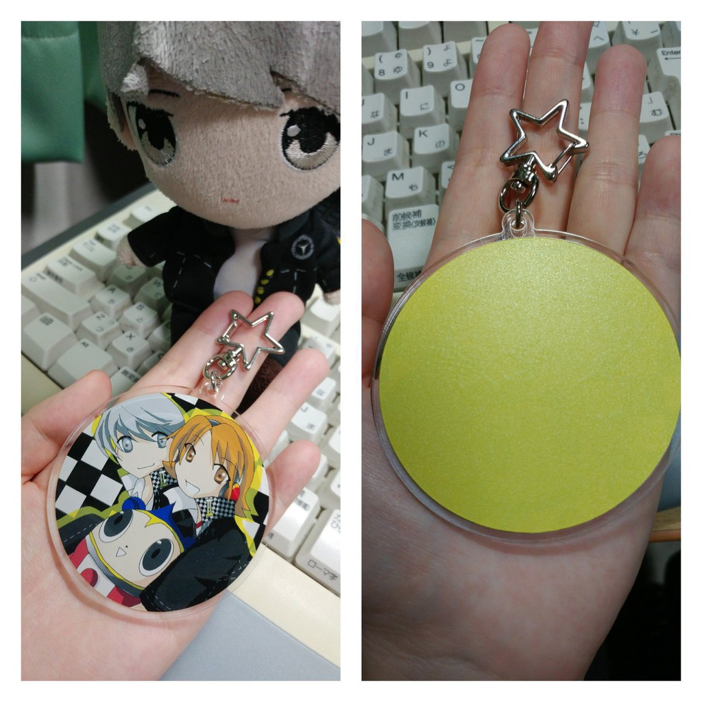P4アクリルキーホルダー